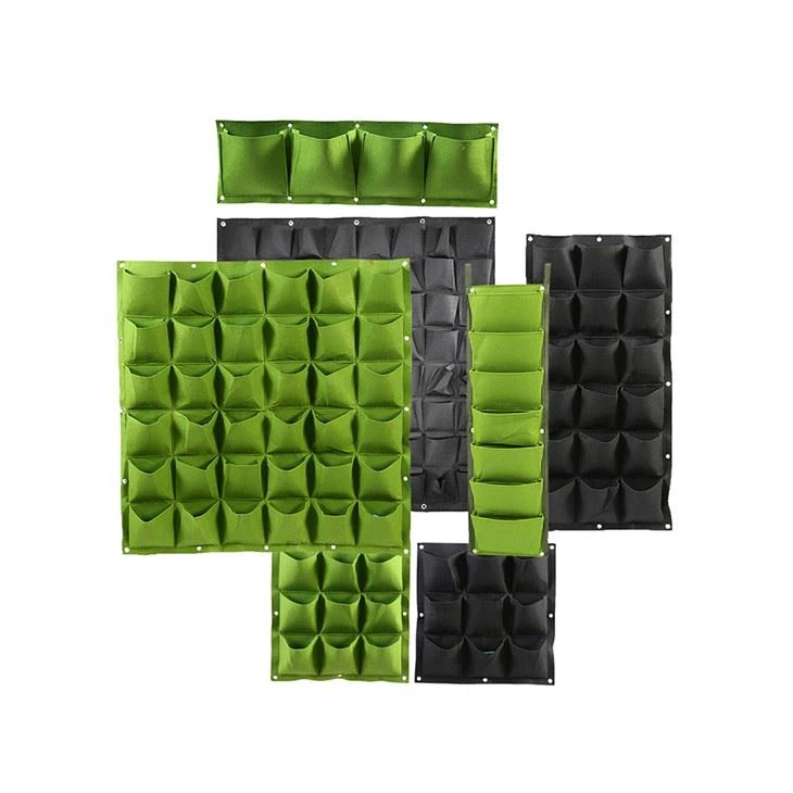 Висящи стенни джобове Вертикални саксии