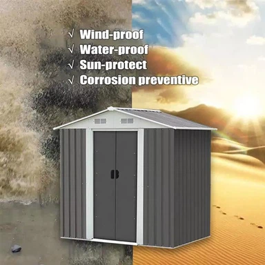 Метален градински навес за съхранение