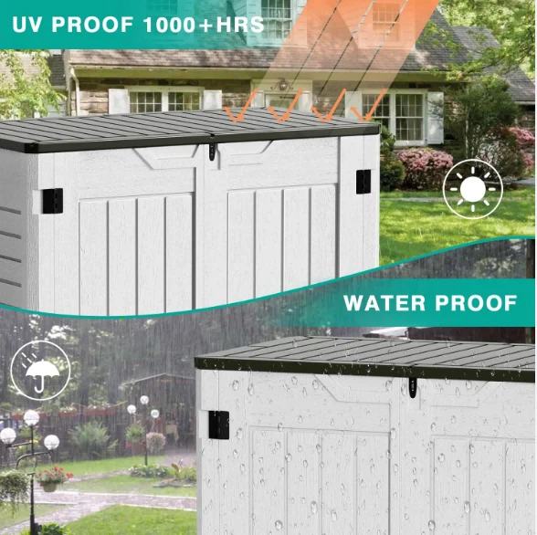 Resin Horizontal Storage Shed